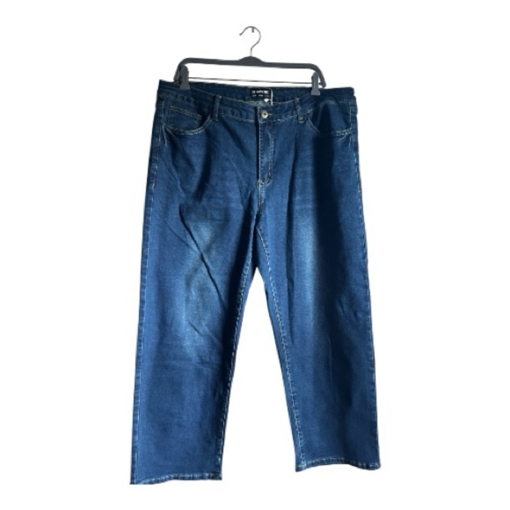 BloomChic Women’s 18 Relaxed Fit Blue Jeans